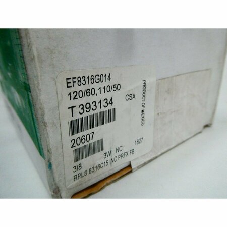 Asco Red-hat Ii Solenoid Valve 120v-ac 3/8in Npt EF8316G014